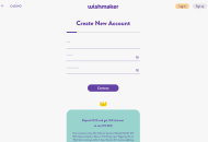 Wishmaker Registration Form Step 1 Desktop Device View