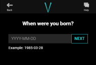 VoodooDreams Registration Form Step 5 Mobile Device View 