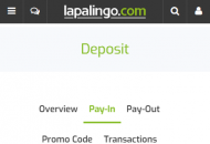 Lapalingo Payment Methods Mobile Device View