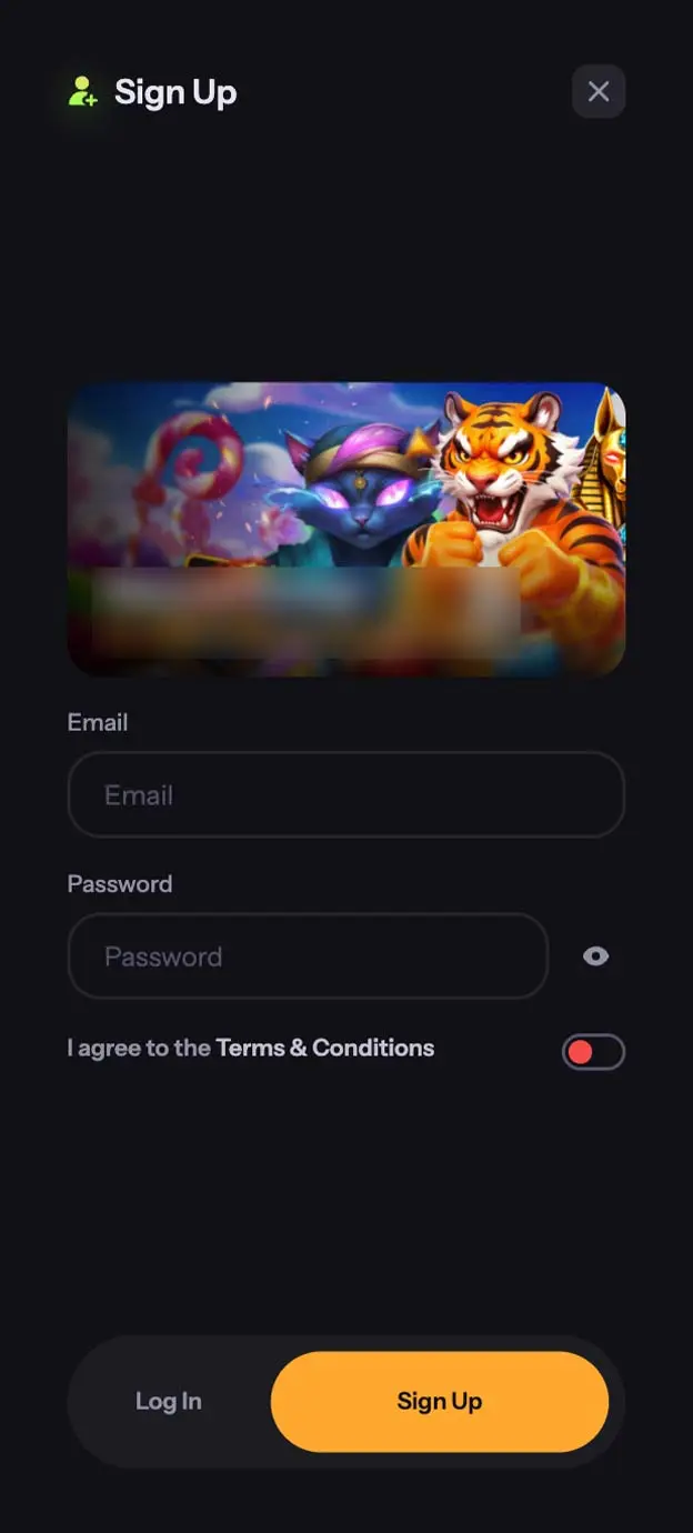 FastBet Casino Registration Form Step 1 Mobile Device View