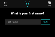 VoodooDreams Registration Form Step 3 Mobile Device View 