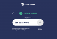 CasinoRoom Registration Form Step 3 Desktop Device View 