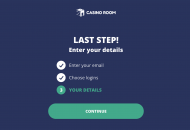 CasinoRoom Registration Form Step 4 Desktop Device View 