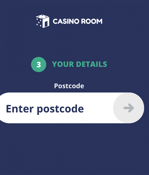 CasinoRoom Registration Form Step 7 Desktop Device View