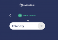 CasinoRoom Registration Form Step 8 Desktop Device View