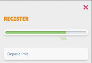 Cashmio Registration Form Step 3 Mobile Device View