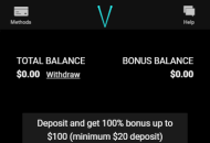 VoodooDreams Payment Methods Mobile Device View 