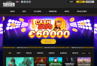 CasinoSieger Homepage Desktop Device View 