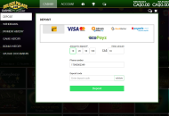 GoldenPalace Payment Methods Desktop Device View