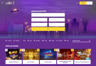 YakoCasino Registration Form Step 1 Desktop Device View