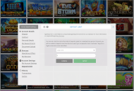 Agent Spinner Responsible Gambling Settings Desktop Device View