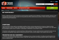 Betatcasino Responsible Gambling Information Desktop Device View
