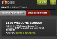 Betatcasino Welcome Offer Mobile Device View 