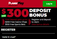 Powerplay Registration Form Step 1 Mobile Device View