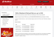 RedStar Promotions Terms Desktop Device View