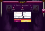 Alladins Gold Registration Form Step 2 Desktop Device View