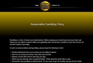CasinoAction Responsible Gambling Information Desktop Device View 