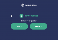 CasinoRoom Registration Form Step 13 Desktop Device View