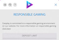 Casiplay Responsible Gambling Settings Mobile Device View 