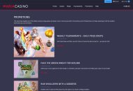 MariaCasino Promotions Desktop Device View 