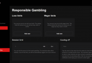 Oshi Responsible Gambling Settings Desktop Device View 