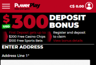 Powerplay Registration Form Step 2 Mobile Device View
