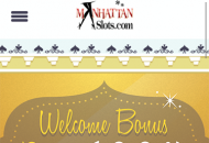 Manhattanslots Homepage Mobile Device View