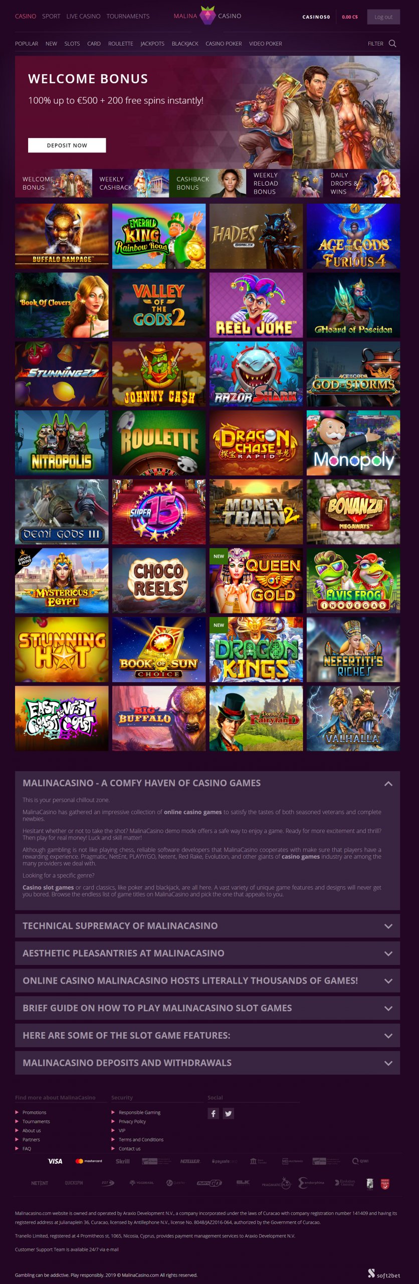 Malina Casino: Legit or Scam? Casinmeister Reviews (2025)