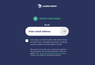 CasinoRoom Registration Form Step 12 Desktop Device View