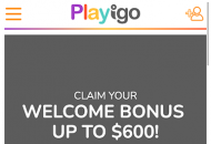 Playigo Homepage Mobile Device View