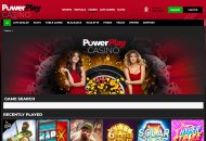 Powerplay Homepage Desktop Device View