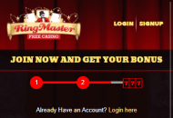 RingMaster Registration Form Step 2 Mobile Device View