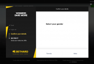 BetHard Registration Form 9 Desktop Device View 