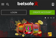 Betsafe Homepage Mobile Device View