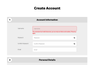 Betway Registration Form Desktop Device View 