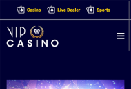 VIPcasino Promotions Mobile Device View