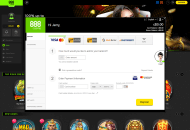 888 Payment Methods Desktop Device View