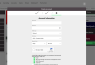 10bet Registration Process Step 3 Desktop Device View