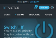 BetVictor Homepage 2 Mobile Device View 