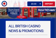 All British News and Promotions Mobile Device View