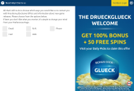 DrueckGlueck Registration Form Step 4 Desktop Device View 