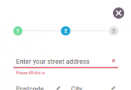 Guts Registration Form Step 2 Mobile Device View