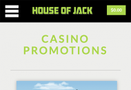 HouseOfJack Promotions Mobile Device View