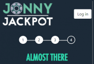 JonnyJackpot Registration Form Step 3 Mobile Device View