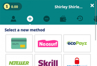 Locowin Payment Methods Mobile Device View