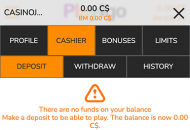 Playigo Payment Methods Mobile Device View