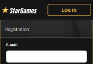 StarGames Registration Form Step 1 Mobile Device View