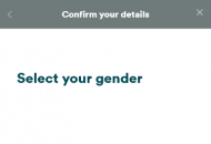 Casumo Registration Form Step 6 Mobile Device View