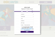 GaleAndMartinCasino Registration Form Step 3 Desktop Device View