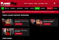 Powerplay Promotions Desktop Device View